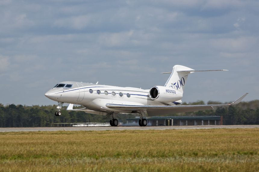 Gulfstream G500 Production Test Aircraft Makes First Flight Gulfstream G500 Production Test Aircraft Makes First Flight