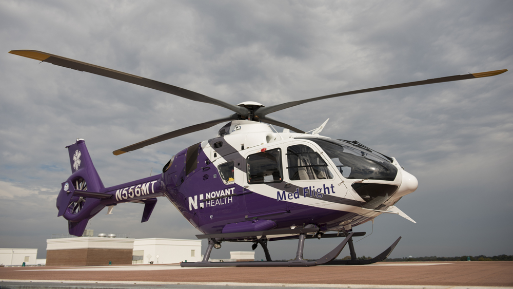 A flying critical care unit Novant Health Healthy