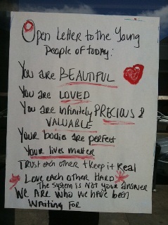 Poster created by Oakland residents