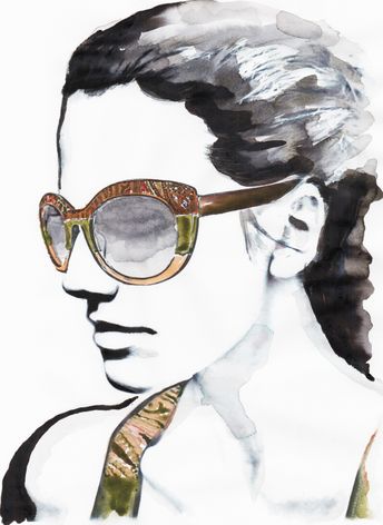 Etro Eyewear illustrated by Ivo Bisignano Etro Eyewear illustrated by Ivo Bisignano