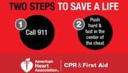 Learn the two steps to help save a life!