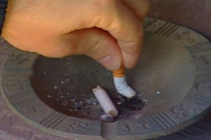 Cigarette extinguished