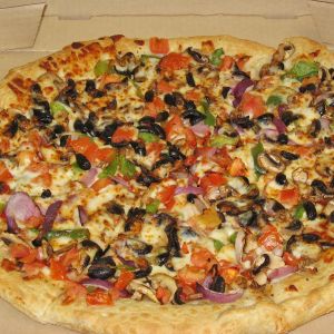 Food - soup, pizza, chips, snacks