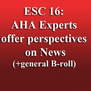 MTG: AHA Experts on ESC 16 News