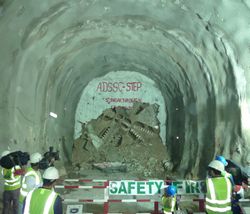 ADSSC STEP Tunnel Boring Machine Breakthrough 5, December 18, 2012