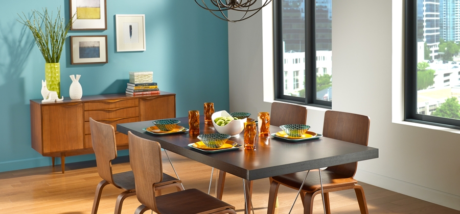 Idee Deco Chambre Bleu Gris : Peintures BEHR introduit les tendances couleurs 2015 mettant en Idee Deco Chambre Bleu Gris : Peintures BEHR introduit les tendances couleurs 2015 mettant en
