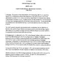 Arlington County -- Dept. of Army MOU