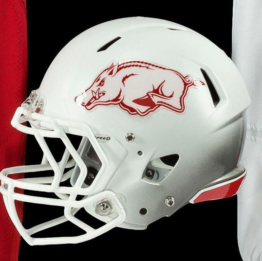 Riddell Speed Helmet with Univ. of Arkansas HydroFX Graphics
